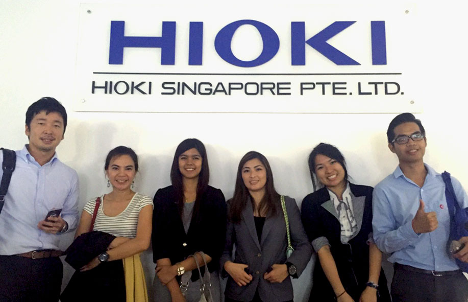 HIOKI training in Singapore office HIOKI training in Singapore office