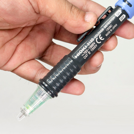 Hioki 3120 ปากกาวัดไฟแบบไม่สัมผัส (Non-Metalic Contact Voltage Detector) Hioki 3120 ปากกาวัดไฟแบบไม่สัมผัส (Non-Metalic Contact Voltage Detector)