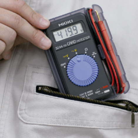 Card-size tester that’s easy to use in the field Card-size tester that’s easy to use in the field