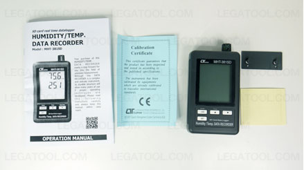 Lutron MHT-381SD เครื่องบันทึกไฮโกรมิเตอร์ สำหรับตั้งโต๊ะหรือติดผนัง Lutron MHT-381SD เครื่องบันทึกไฮโกรมิเตอร์ สำหรับตั้งโต๊ะหรือติดผนัง