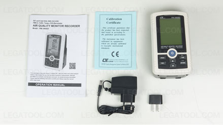 Lutron PM-1064SD เครื่องตรวจสอบคุณภาพอากาศและบันทึกข้อมูล 5in1 | PM2.5 Lutron PM-1064SD เครื่องตรวจสอบคุณภาพอากาศและบันทึกข้อมูล 5in1 | PM2.5