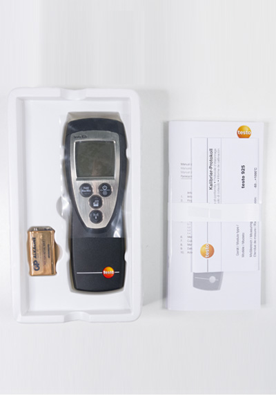 Testo 925 เครื่องวัดอุณหภูมิดิจิตอล Type-K | 1 Channel Testo 925 เครื่องวัดอุณหภูมิดิจิตอล Type-K | 1 Channel