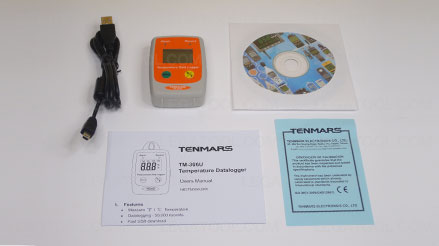 Tenmars TM-306U เครื่องบันทึกอุณหภูมิ | IP65 Tenmars TM-306U เครื่องบันทึกอุณหภูมิ | IP65