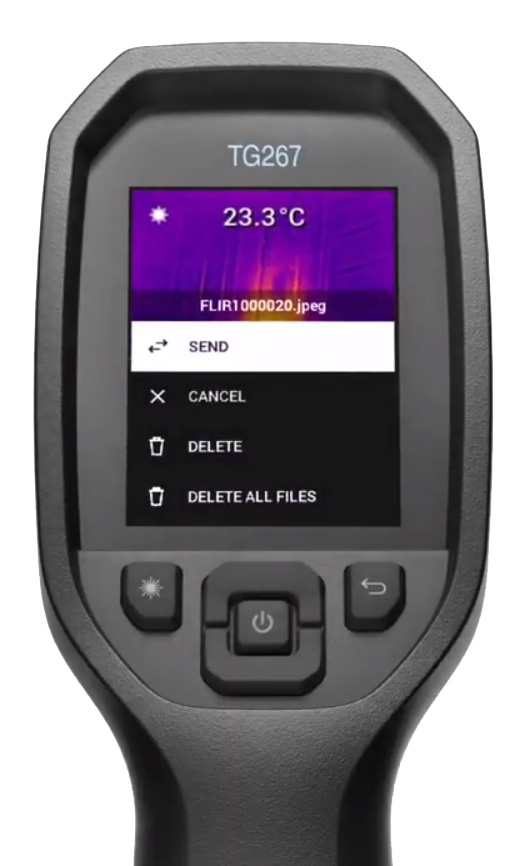 Wirelessly Transfer Images From FLIR TG267