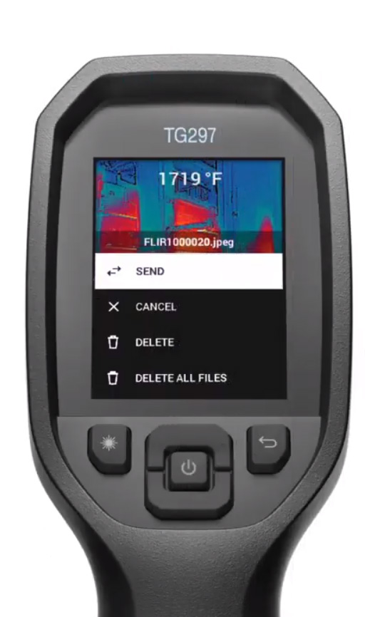 Wirelessly Transfer Images From FLIR TG297