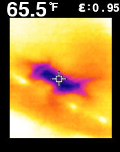 TG165 FLIR HVAC vents and temperature