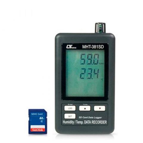 卸売 & Humidity MHT-381SD Lutron Temperature LEGATOOL | Monitor その他