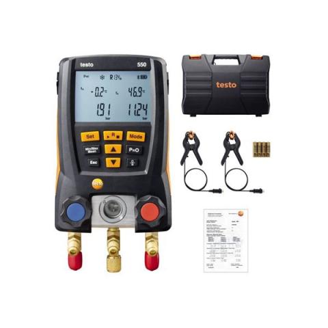 Testo-550-Set เกจวัดน้ำยาแอร์แบบดิจิตอล HVAC (Bluetooth