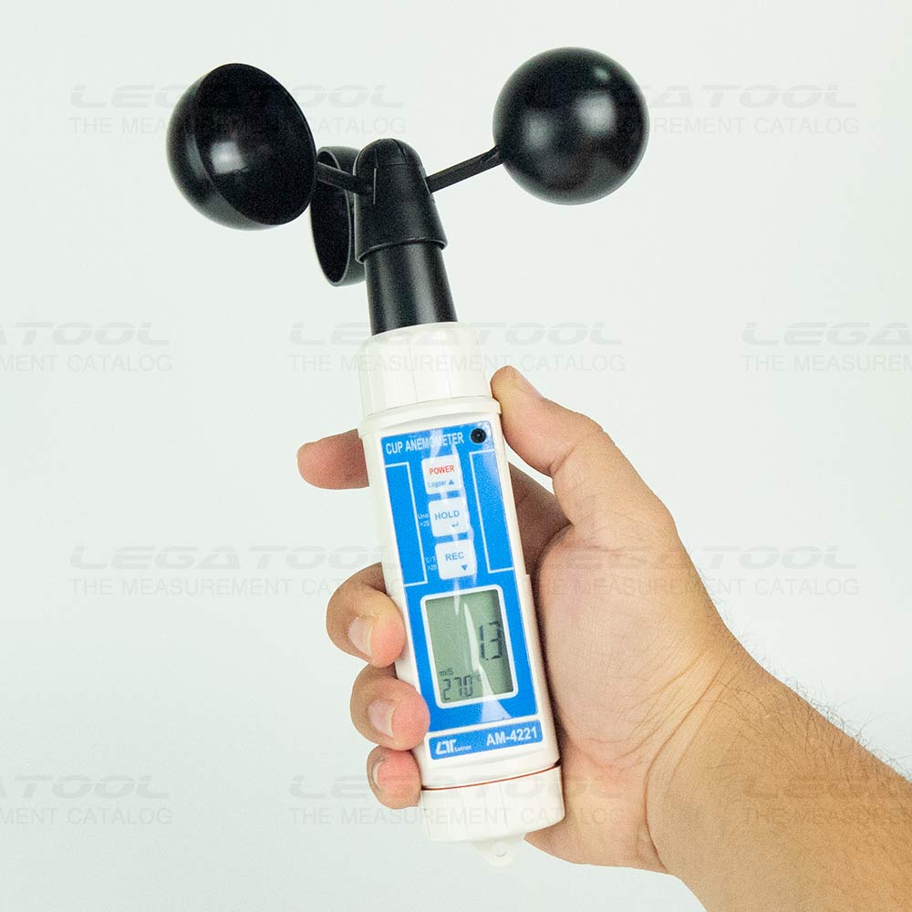 AM-4221 ขนาดตัวเครื่องจับได้กระชับมือ น้ำหนักเพียง 181 กรัม