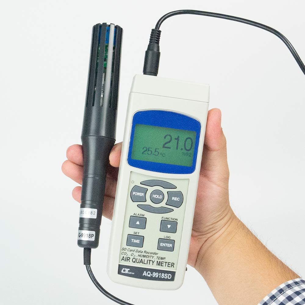 AQ-9918SD ขนาดของตัวเครื่องมาพร้อมเซนเซอร์โพรบ AQ-9918SD ขนาดของตัวเครื่องมาพร้อมเซนเซอร์โพรบ