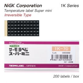 NiGK 1K-Series แถบวัดอุณหภูมิแบบ Single-point | 40 to 125℃ | 200pcs/pack