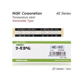 NiGK 4E Series แถบวัดอุณหภูมิแบบ 4-Points | 50 to 110℃ | 20pcs/Pack