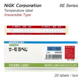 NiGK 8E-Series แถบวัดอุณหภูมิแบบ 8-points | 50 to 160℃ | 20pcs/pack