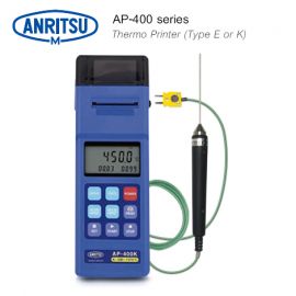 Anrtisu AP-400 series เครื่องวัดอุณหภูมิดิจิตอลแบบปริ้นเตอร์ (Type K | E)