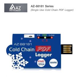 AZ 88181 Series เครื่องบันทึกอุณหภูมิแบบ USB