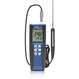 CENTER-375 เทอร์โมมิเตอร์วัดอุณหภูมิความละเอียดสูง 0.01°C (Precision RTD Thermometer)