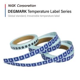 NiGK DEGMARK-Series แถบวัดอุณหภูมิ แบบ Irreversible |90°C-122°C | 2,000 pcs/roll