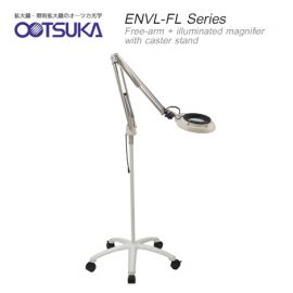 Otsuka ENVL-FL Series โคมไฟแว่นขยาย | Free-arm + Caster stand