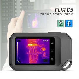 FLIR C5 กล้องถ่ายภาพความร้อนแบบพกพา (160 x 120 pixels) | พร้อม Cloud & Wi-Fi