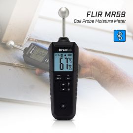 FLIR MR59 เครื่องวัดความชื้นแบบไม่ทำลายพื้นผิว พร้อมหัววัดทรงกลมและ Bluetooth®