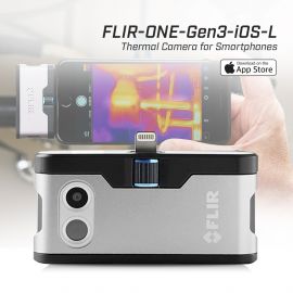 FLIR ONE Gen3 iOS (Lightning port) กล้องถ่ายภาพความร้อนสำหรับสมาร์ตโฟน iOS ความละเอียด 80x60 พิกเซล | Max 120°C