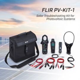 FLIR PV KIT-1 ชุดเครื่องมือทดสอบระบบโซลาร์เซลล์แบบครบชุด พร้อมแคลมป์มิเตอร์ อินฟราเรด และมิเตอร์วัดแสงแดด