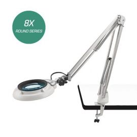 Otsuka SKKL-CF-8X โคมไฟแว่นขยาย (Compact free-arm illuminated magnifier) | ขยาย 8 เท่า