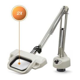Otsuka O-LIGHT-III-L-FD-2X โคมไฟแว่นขยายชิ้นงานแบบมีแขนยึดติดกับโต๊ะ│Recta-Lens Series