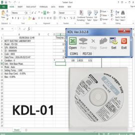 KETT KDL-01 โปรแกรม Data Logger Software