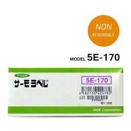 NiGK รุ่น 5E-170 แถบวัดอุณหภูมิแบบ Irreversible (5 Point) | (170 to 210°C)