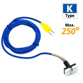 Rixen MK-01-2M โพรบวัดอุณหภูมิพื้นผิวแบบแม่เหล็ก Max. 250℃ (Type K) | Cable 2M (Temperature probe)