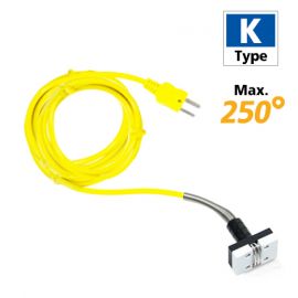 Rixen MK-01-3M โพรบวัดอุณหภูมิพื้นผิวแบบแม่เหล็ก Max. 250℃ (Type K) | Cable 3M 