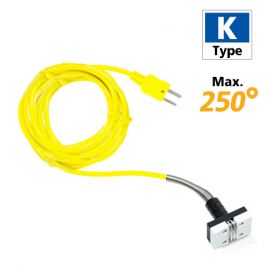 Rixen MK-01-4M โพรบวัดอุณหภูมิพื้นผิวแบบแม่เหล็ก Max. 250℃ (Type K) | Cable 4M
