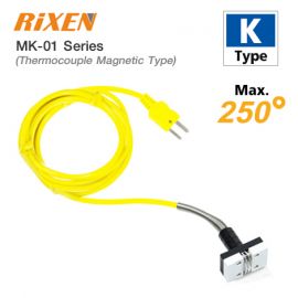 Rixen MK-01 Series โพรบวัดอุณหภูมิพื้นผิวแบบแม่เหล็ก Max.250℃ (Type K)