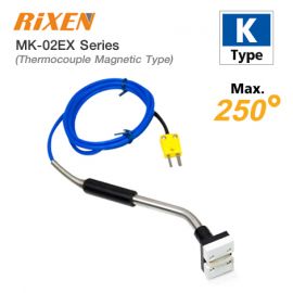 Rixen MK-02EX Series โพรบวัดอุณหภูมิพื้นผิวแบบแม่เหล็ก Max. 250℃ (Type K)