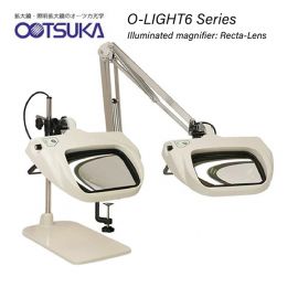 Otsuka O-LIGHT6 Series โคมไฟแว่นขยายแบบตั้งโต๊ะ │แว่นขยายแสงส่องสว่างชนิดปรับแขนได้อย่างอิสระ