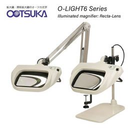 Otsuka O-LIGHT6 Series โคมไฟแว่นขยายแบบตั้งโต๊ะ │แว่นขยายแสงส่องสว่างชนิดปรับแขนได้อย่างอิสระ