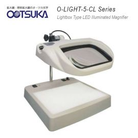 Otsuka O-LIGHT-5-CL Series โคมไฟแว่นขยายแบบมีไฟส่วนฐาน│Big Recta-Lens Series