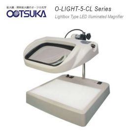 Otsuka O-LIGHT-5-CL Series โคมไฟแว่นขยายแบบมีไฟส่วนฐาน│Big Recta-Lens Series