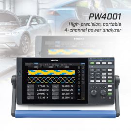 HIOKI PW4001 Power Analyzer เครื่องวิเคราะห์กำลังไฟฟ้า 4 ช่องความแม่นยำสูง สำหรับทดสอบ EV, Inverter, Battery และระบบพลังงาน