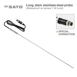 SK Sato SK-8079-21 โพรบวัดอุณหภูมิกันน้ำแบบปลายแหลม (Sleeve type probe) | Cable 1 M