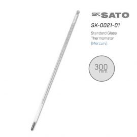SK Sato SK-0021-01 ปรอทวัดอุณหภูมิแบบ Dual Tube (Mercury) | 0 To 50ºC
