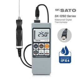 SK Sato SK-1260 Series เครื่องวัดอุณหภูมิแบบดิจิตอลกันน้ำ (Food Grade)