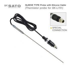 SK Sato SK-L751-22 โพรบวัดอุณหภูมิ (Sleeve Type Probe) Silicone Cable | For SK-L751