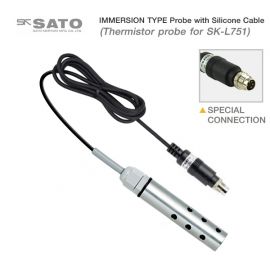 SK Sato SK-L751-32 โพรบวัดอุณหภูมิ (Immersion Type Probe) Silicone Cable | For SK-L751