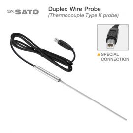 SK Sato SK-S105K โพรบวัดอุณหภูมิ Duplex wire probe (Type K) | Cable 0.3m