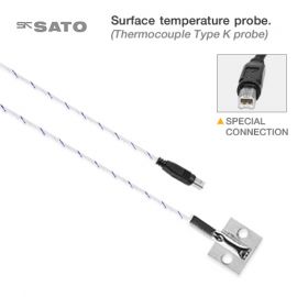 SK Sato SK-S304K โพรบวัดอุณหภูมิพื้นผิวแบบยึดบนพื้นผิวเรียบด้วยสกรู (Type K) | Cable Length 3 m.