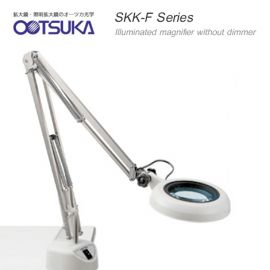 Otsuka SKK-F โคมไฟแว่นขยายแบบมีแขนจับหนีบโต๊ะ│Round Series