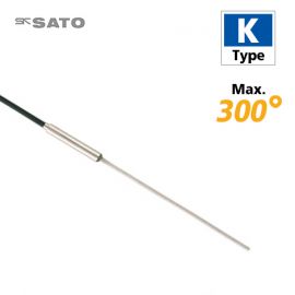 SK Sato MC-K7105 โพรบวัดอุณหภูมิ Duplex wire probe (Stainless steel shield wire) Max.300℃ (Type K)