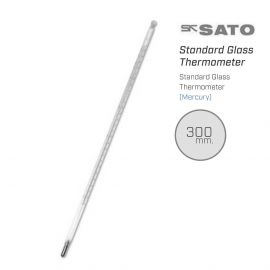 SK Sato SK-0020 Series ปรอทวัดอุณหภูมิ (Mercury) | Length 300mm